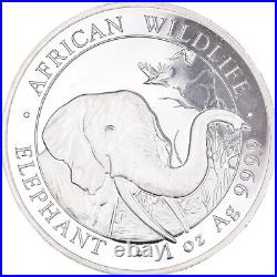 #1060454 Coin, Somalia, African Wildlife, Elephant, 1 oz, 100 Shillings, 2018