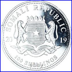 #1065082 Coin, Somalia, Elephant, 100 Shillings, 2019, Munich, 1 Oz, MS