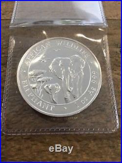 10 x 2015 Somalia Elephant Silver Coins