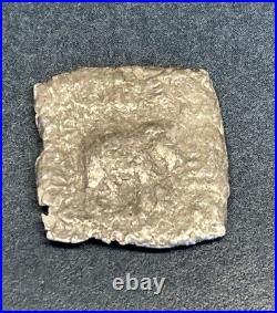 174-165 BC Greek Bactria Apollodotos I AR Square Drachm Silver Elephant Coin