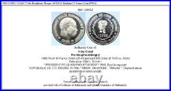 1966 IVORY COAST Felix Houphouet-Boigny AFRICA Elephant 10 Francs Coin i99652