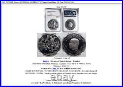 1969 TUNISIA History HANNIBAL ELEPHANTS Vintage Proof Silver 1D Coin NGC i89286