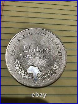 1971/1972 EAWLS 2 oz. Silver Elephant Medallion