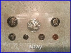1974 LIBERIA State Map with Elephant OLD VINTAGE $5 Proof Silver 7 Coin SET