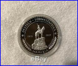 1987 Namibia Elephant 5 OZ. 999 Silver Coin