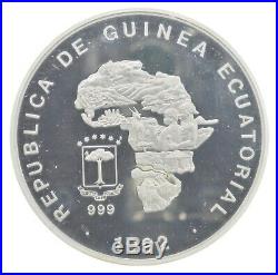 1992 Republic of Ecuatorial Guinea 15,000 Francos. 999 Silver Elephant 2986