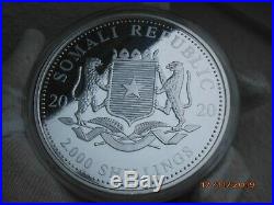 1 Kilo Silber 9999 Somalia Elephant 2020 Originalkapsel KG Silver 1000g