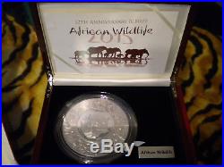 1 kilo 2000 Shilling Somalian Elephant 12th Anniversary Silver Puzzle Coin