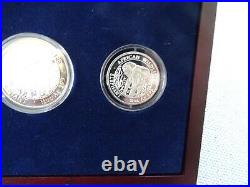 2004 Somalia Elephant Prestige set 4 silver coins First year issue