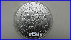 2008 Somalia Elephant Silver coin
