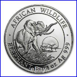 2009 1 oz Silver Somalian African Elephant