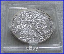 2009 Rwanda Elephant Privy Mark f12 1 oz silver coin in Fabulous capsule Elefant