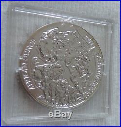 2009 Rwanda Elephant Privy Mark f12 1 oz silver coin in Fabulous capsule Elefant