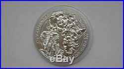 2009 Rwanda Elephant Silver BU Coin