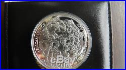 2009 Rwanda Elephant Silver Proof coin with Case