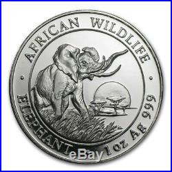 2009 Somalia 1 oz Silver Elephant