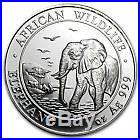 2010 1 oz Silver Somalian African Elephant