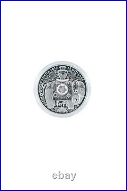 2013 $15.9999 Fine Silver Coin with Hologram Maple of Peace RCM Lucky Coin