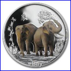 2015 1 oz Silver $2 Niue Feng Shui Elephants (withBox & COA)