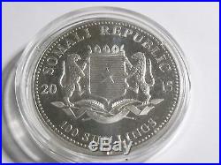 2015 1 oz Somalian Silver Elephant Coin (BU)