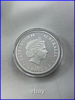 2015 AUSTRALIAN ANTARCTIC TERRITORY Elephant Seal 1oz Silver Proof Coin