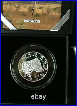 2015 Benin African Elephant PROOF'Ultra High Relief Plus' Silver 2oz coin OGP