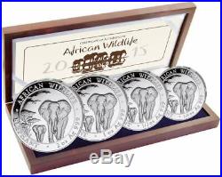 2015 Somalia Silver Elephant Prestige Proof Coin Set Limited to 2,000 sets