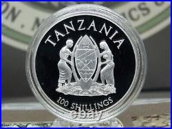 2015 Tanzania ELEPHANT Proof 1oz. 999 Fine Silver BIG 5 Coin #CF ECC&C, Inc