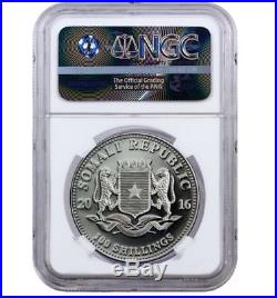 2016 1 oz Somalian Silver Elephant NGC MS69 Early Release (Min order 5 coins)