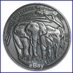 2016 Burkina Faso 1 oz Silver Spirit of Africa Elephant Series 3 SKU #104147