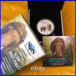 2016 Niue 17.5g Silver Coin Endangered Animal Species Series Asian Elephant