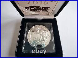 2016 Somali Elephant Privy Proof-like 1oz Fine Silver 9999 BE 1000pcs Box Coa