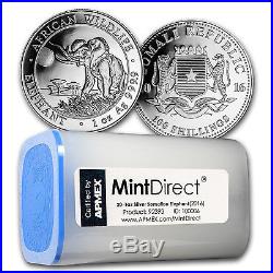 2016 Somalia 1 oz Silver Elephant (20-Coin MintDirect Tube) SKU #92393