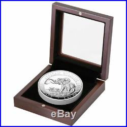 2016 Somalia Elephant Ultra High Relief Proof Silver Coin African Wildlife