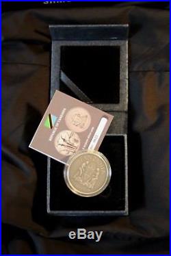 2016 Tanzania Elephant High Relief 1oz. 999 Silver Coin. 999 Minted