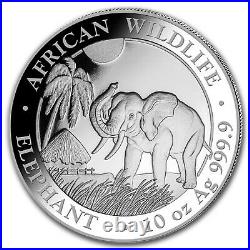 2017 Somalia 10 oz Silver Elephant BU SKU #102912