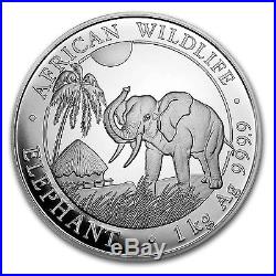 2017 Somalia 1 kilo Silver Elephant SKU #102913