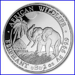 2017 Somalia 2 oz Silver Elephant BU SKU #102908