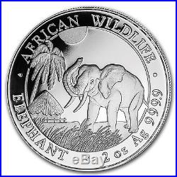 2017 Somalia 2 oz Silver Elephant BU SKU #102908