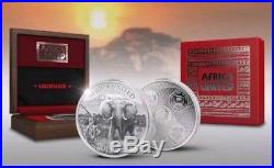 2018 3 Oz Silver 1500 Francs Niger Congo Benin Ivory AFRICA UNITED ELEPHANT Coin