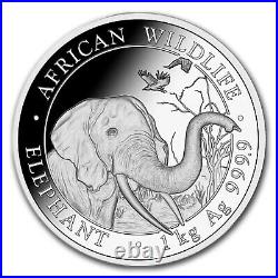 2018 Somalia 1 kilo Silver Elephant SKU#153994