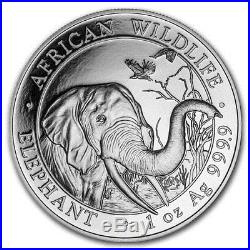 2018 Somalia Silver 100 Shillings African Elephant MS 70 ER NGC Coin #001