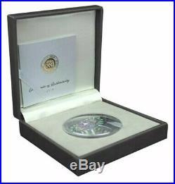 2019 2 Oz Silver $5 Niue ELEPHANT MANDALA COLLECTION Antique finish Coin