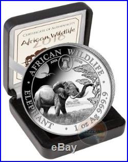 2019 Elephant Exclusive Philadelphia Ana Privy- 1 Oz Silver Coin Somalia