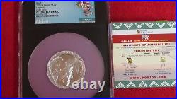 2019 Proof Sierra Leone Elephant 2 Ounce Silver 20 Dollar Ngc Pf 70 Ultra Cameo