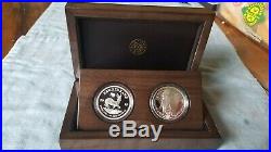 2019 Silver Proof Krugerrand & Big 5 Elephant 2 Coin Set VERY LIMITED