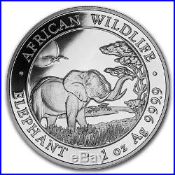 2019 Somalia 1 oz Silver Elephant (20-Coin MintDirect Tube) SKU#170430