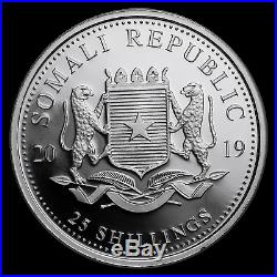 2019 Somalia 4-Coin Silver African Elephant Prestige Proof Set SKU#188415