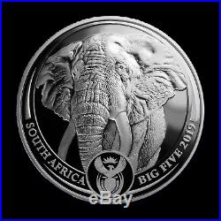 2019 South Africa 2-Coin Silver Big Five Elephant Proof Set SKU#186721