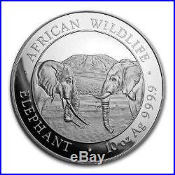 2020 Somalia 10 oz Silver Elephant BU SKU#200138